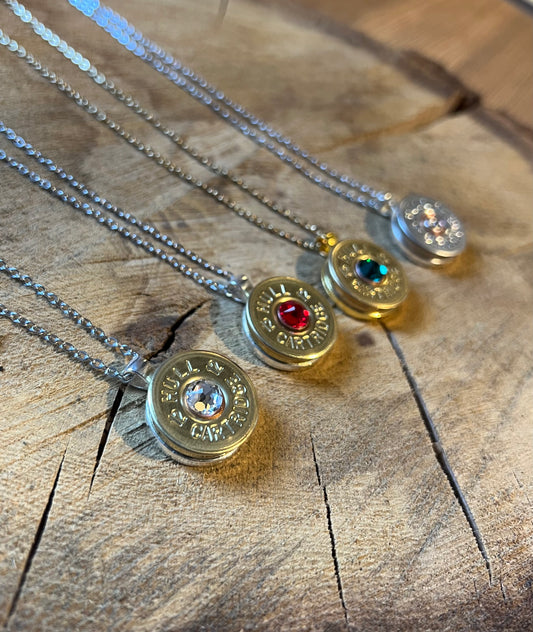 12 gauge cartridge necklace