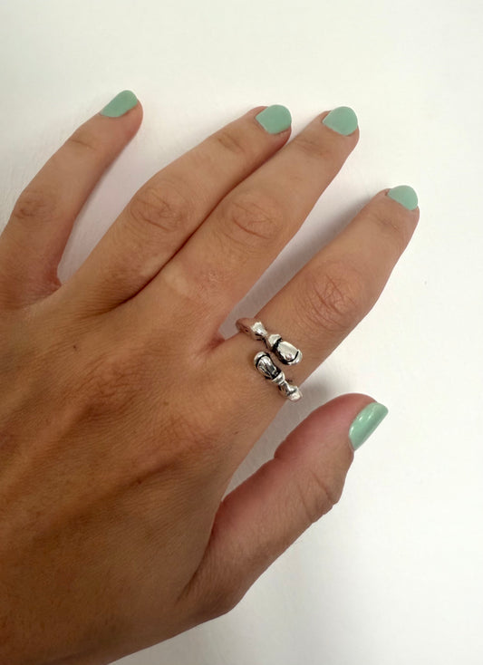 Adjustable horse hoof ring