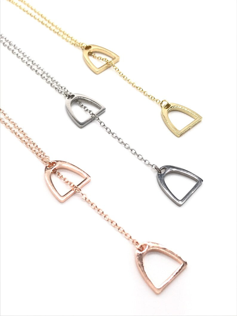 Double Stirrup Necklace