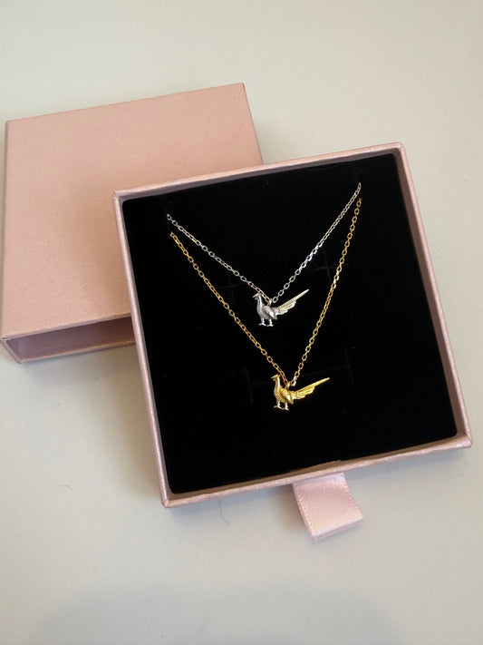 Pheasant necklace