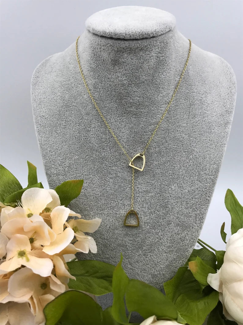 Double Stirrup Necklace