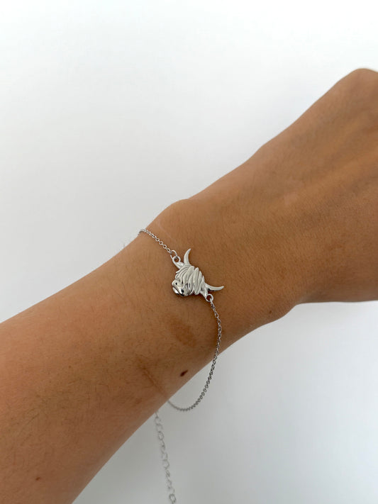 Sterling silver highland bracelet