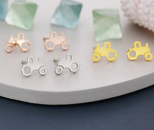 Tractor stud earrings