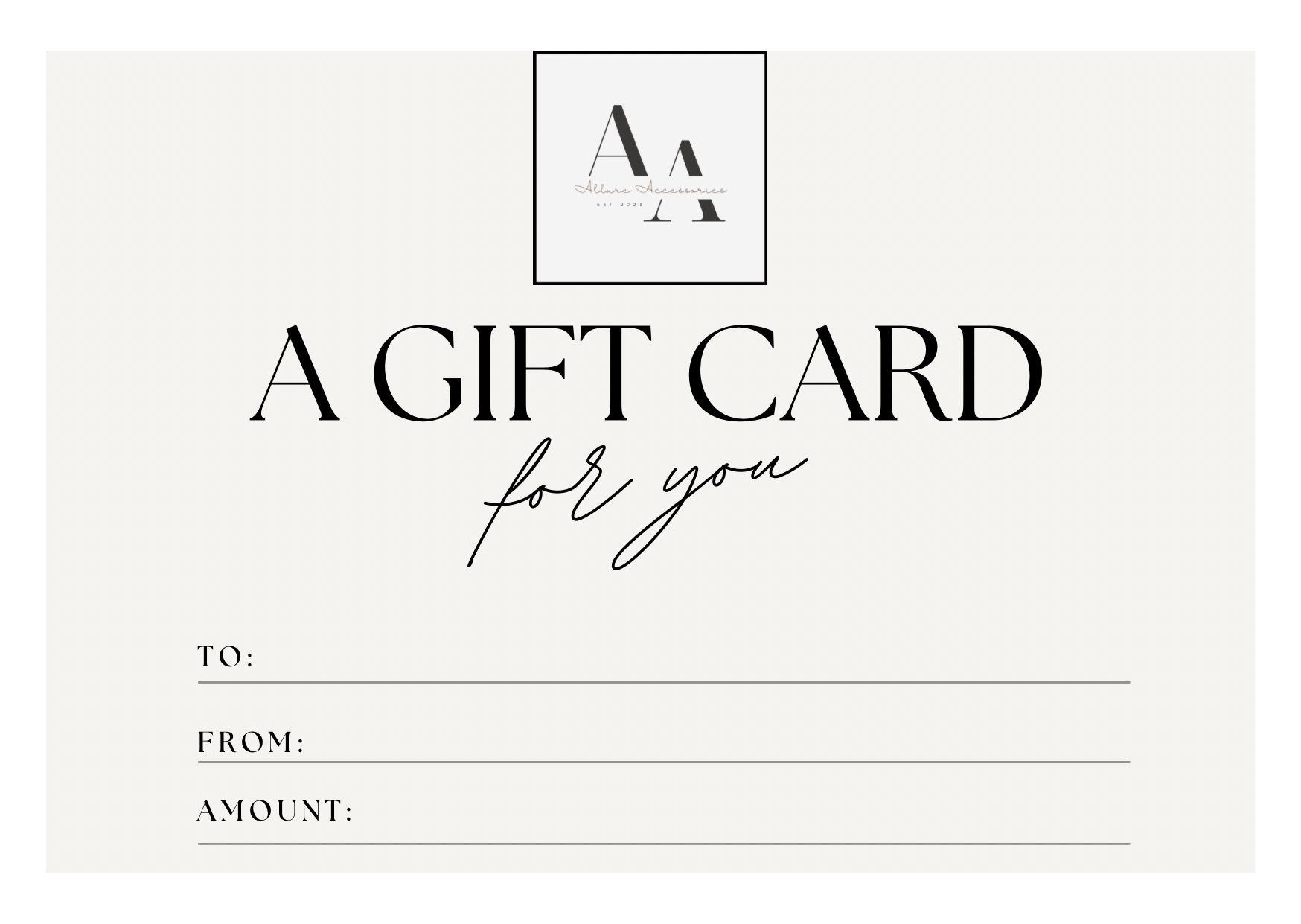 Gift voucher - £5